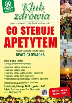 Wiadomości ze Skoczowa: Co steruje apetytem?